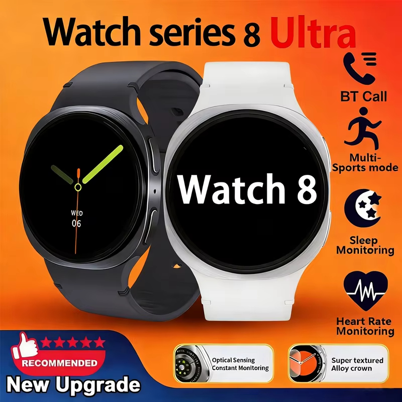 Smartwatch Professional Watches For Men - 2026年ニュークラシック8 Max女性用スマートウォッチGPSトラッキングスポーツ心拍数Bluetooth通話IP68防水男性用スマートウォッチ女性へのギフト