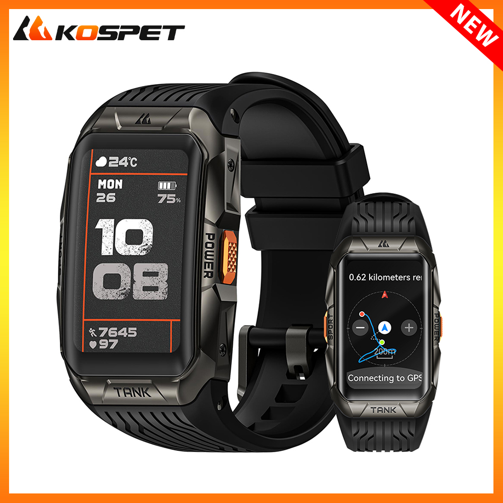 Smartwatch Professional Watches For Men - 2025 KOSPET TANK X2 ウルトラスマートウォッチ男性用 3D