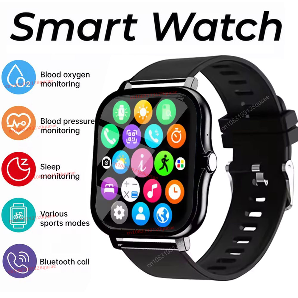 Smartwatch Watches Birthday Gift For Men - 2026年最新スマートウォッチ 女性男性向け 1.83インチタッチスクリーン Bluetooth通話 血中酸素モニター 誕生日プレゼント