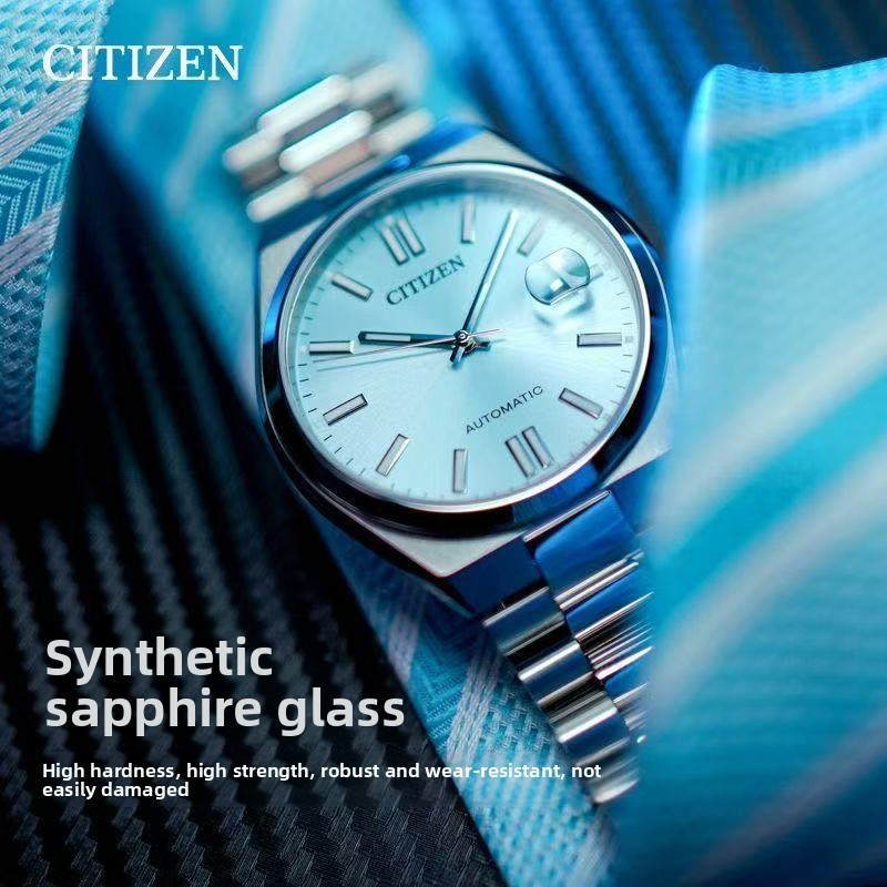 Citizen Watch Tsuyosa - シチズン ツヨサ NJ0151-88M 自動巻き腕時計 40mm スカイブルーダイヤル