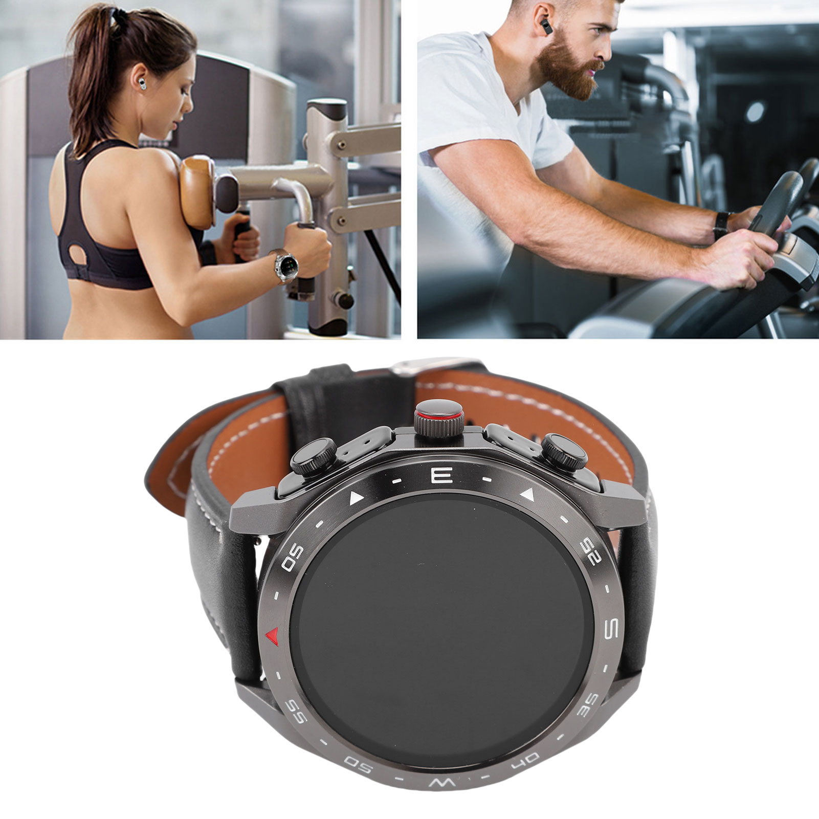 Smartwatch Noise Watches - スマートウォッチ 座りすぎリマインダー タイマー 天気予報 ノイズキャンセリングイヤホン 目覚まし時計
