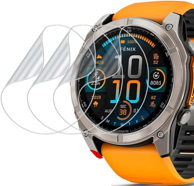 1-3 個のヒドロゲルフィルムガーミンフェニックス 8 51 - Xwatch Smartwatch のレビューと価格