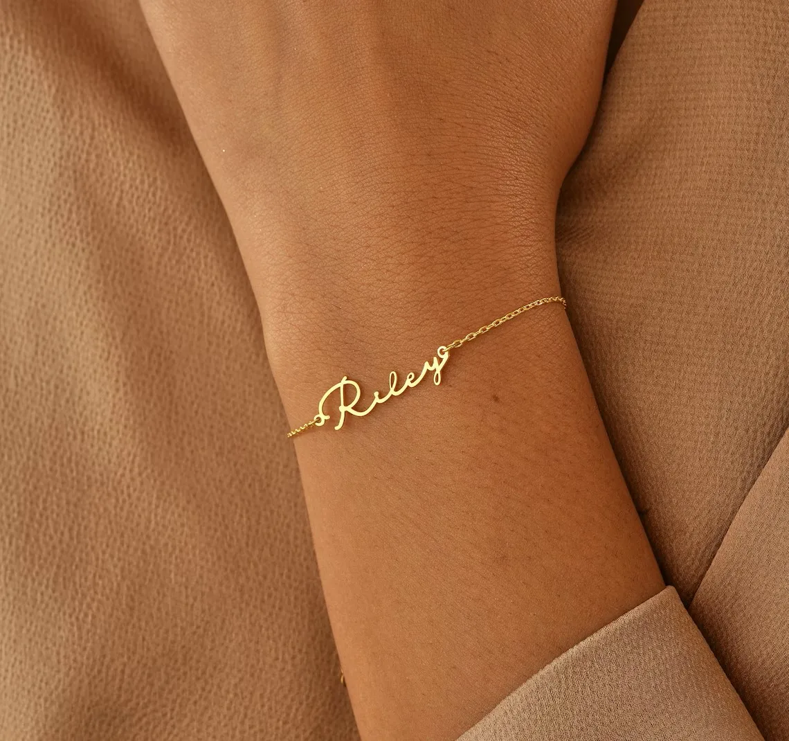 パーソナライズされた名前ブレスレット女性ガールジュエリーステ - Bracelet Link Remover のレビューと価格
