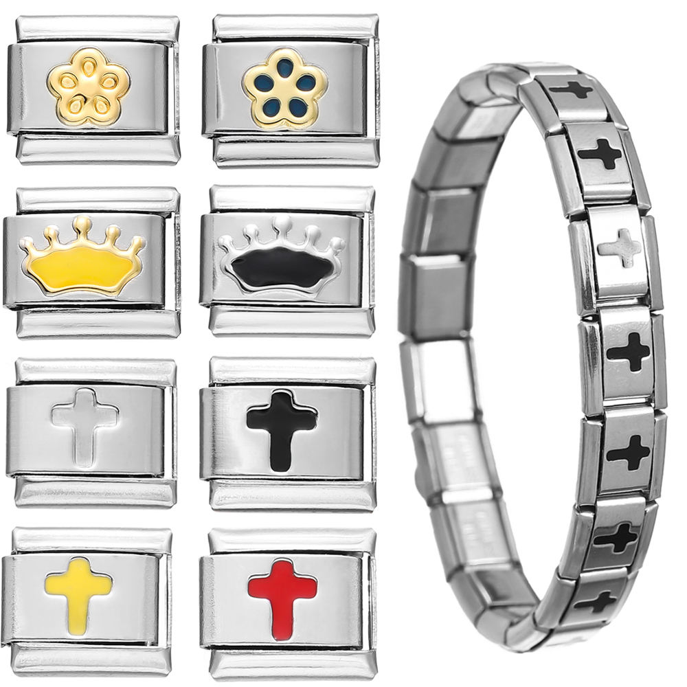 女性用ステンレススチールブレスレットプラムクロス,ロマンチッ - Bracelet Link Remover のレビューと価格