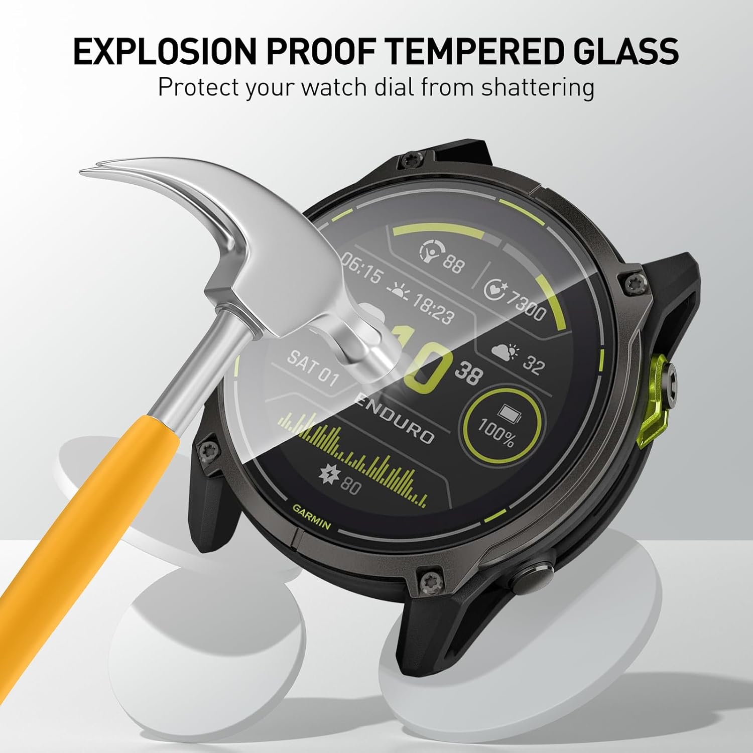強化ガラスフィルムガーミンエンデューロ 3 スマートウォッチ - Xwatch Smartwatch のレビューと価格
