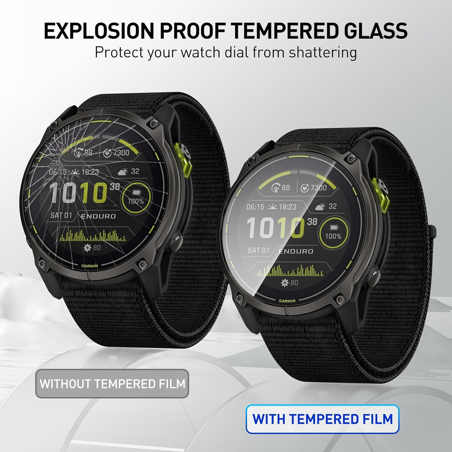 強化ガラスフィルムガーミンエンデューロ 3 スマートウォッチ - Xwatch Smartwatch のレビューと価格