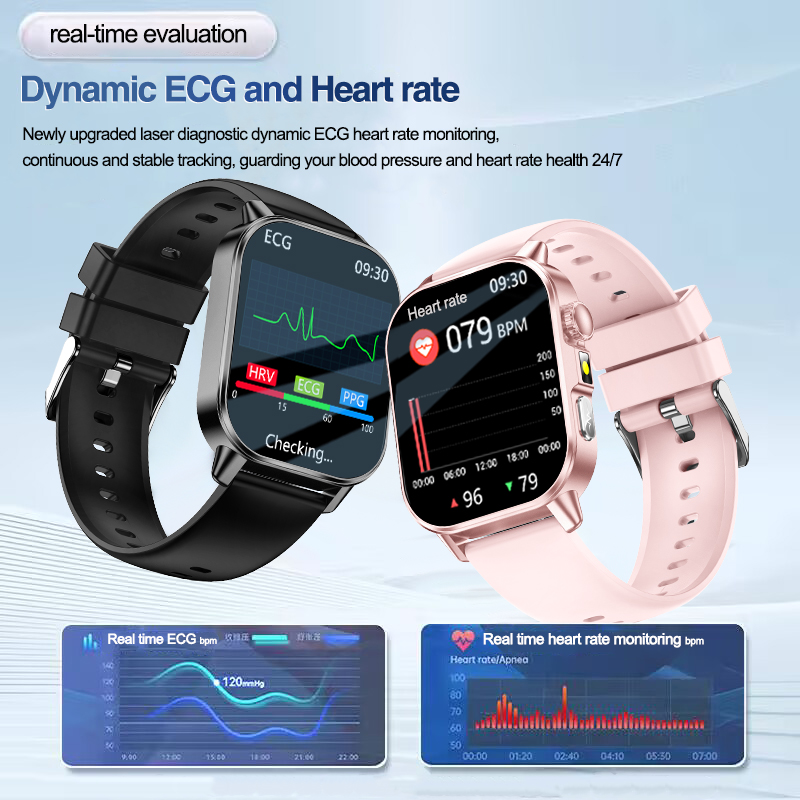 新型メンズ感情診断スマートウォッチ ECG+HRV 血液脂質 - Smartwatch Professional Watches For Men のレビューと価格