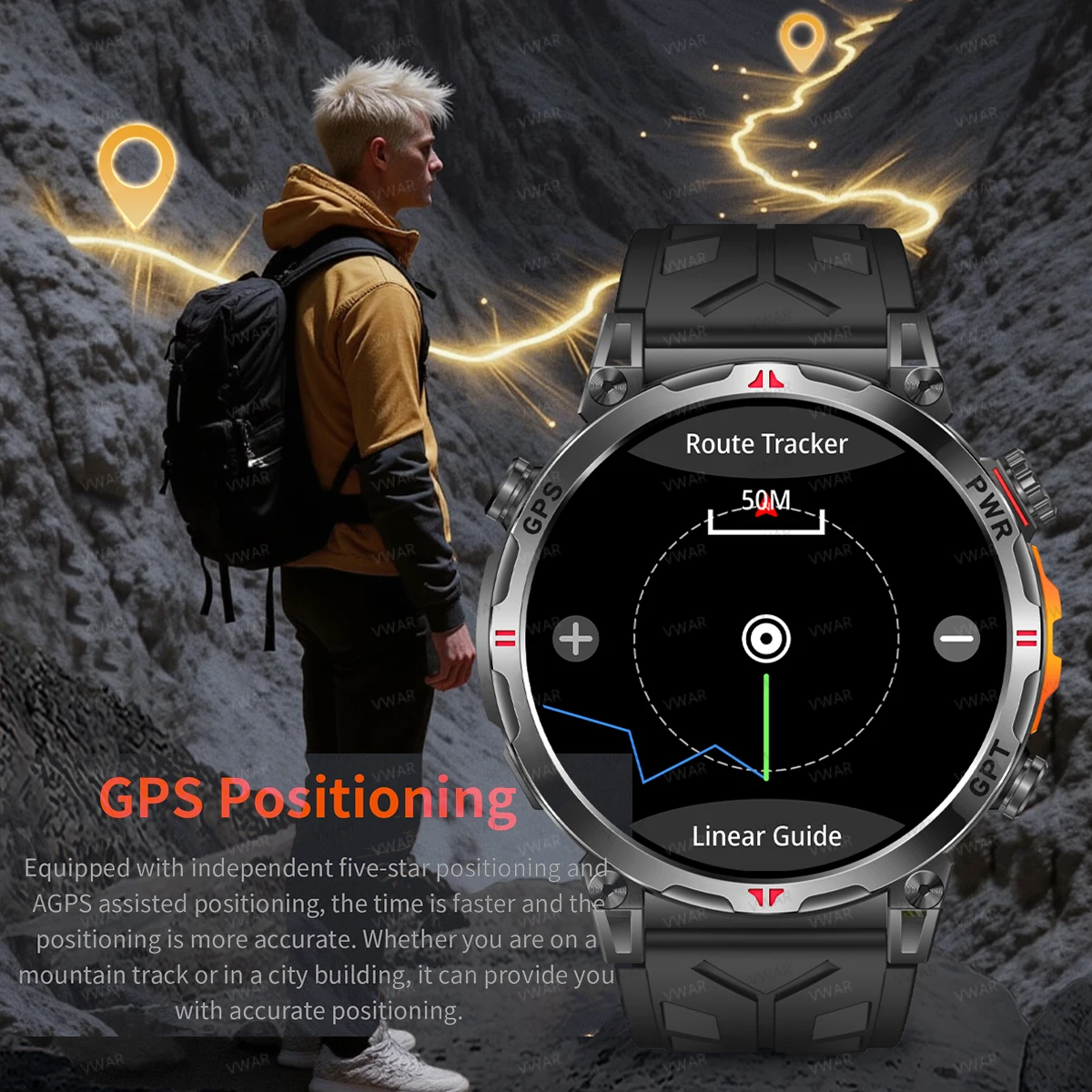 2025年新型VWAR Air5 Ultra GPSスマート - Watch Vs Amazfit のレビューと価格