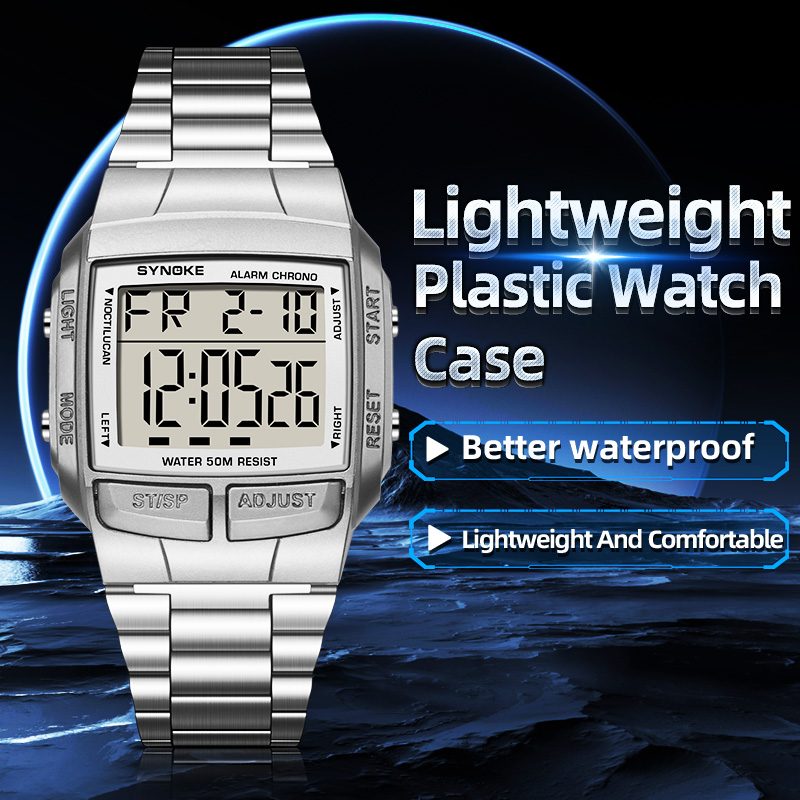 Synoke-メンズ防水ミリタリースポーツウォッチ、電子式、 - Tide Watch Surf のレビューと価格