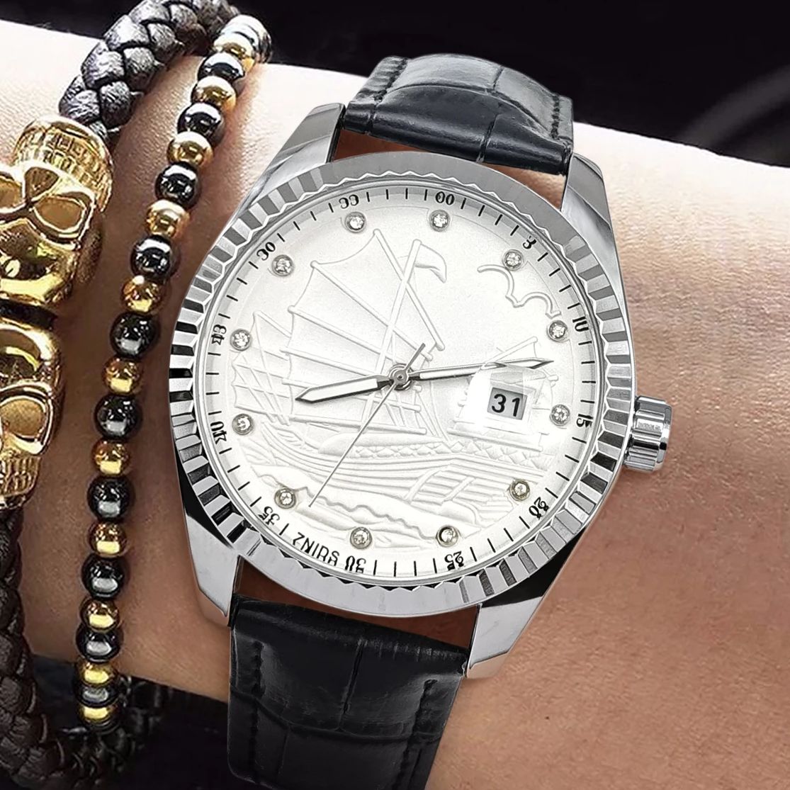 ヨーロッパとアメリカのスタイルのヨットシリーズの高級高級メン - Smartwatch Watches Best Gift For Men のレビューと価格