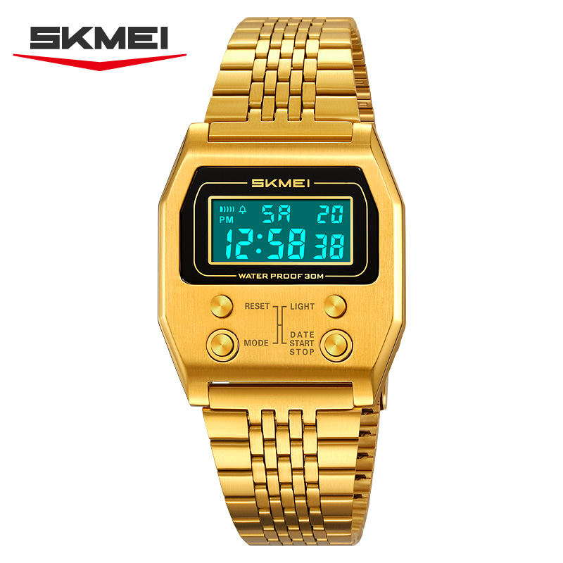 SKMEI 2460 メンズスポーツ防水デジタル腕時計 ステ - Tide Watch Surf のレビューと価格