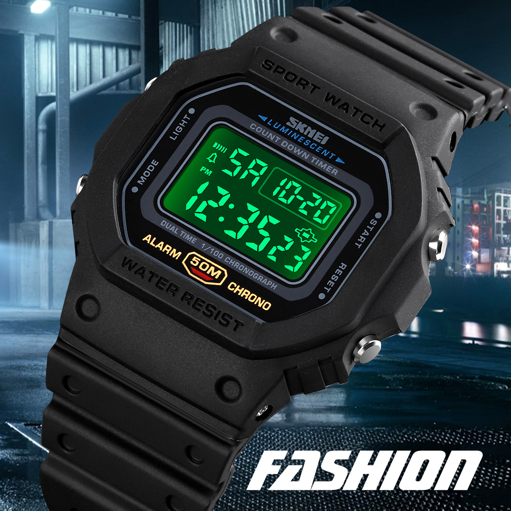 SKMEI 1628 リロイやつ多機能デジタルスポーツウォッ - Tide Watch Surf のレビューと価格
