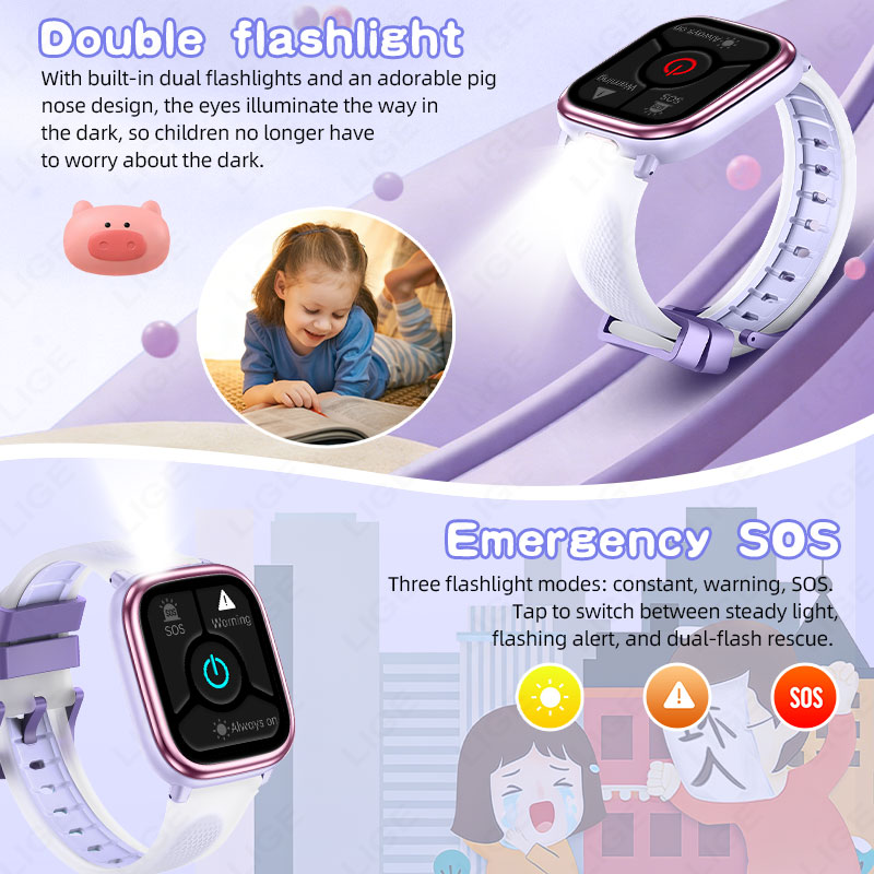 LIGE キッズガールズボーイズプレゼントスマートウォッチフ - French Connection Watches Smartwatch App のレビューと価格