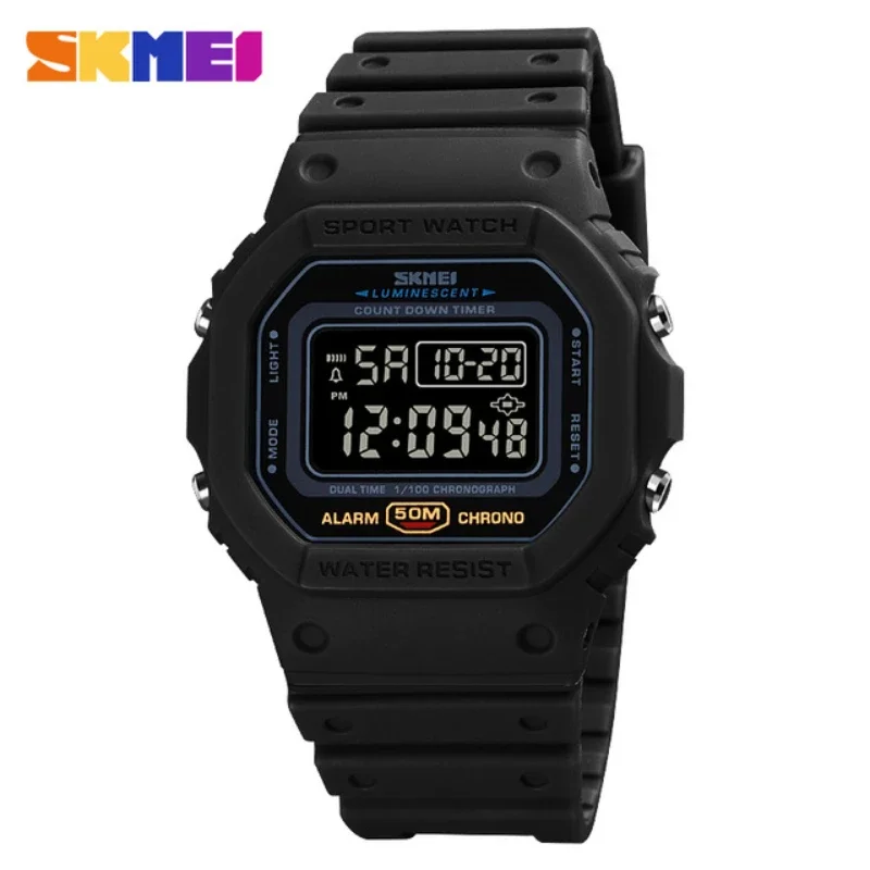 SKMEI 1628 高級デジタルメンズ腕時計スポーツ防水電 - Tide Watch Surf のレビューと価格