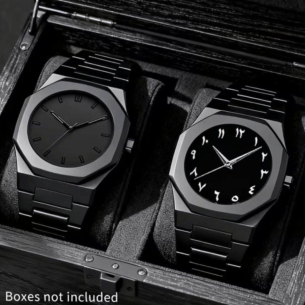 2個セット腕時計、ファッションクォーツ腕時計、日常使いに最適 - Smartwatch Watches Birthday Gift For Men のレビューと価格