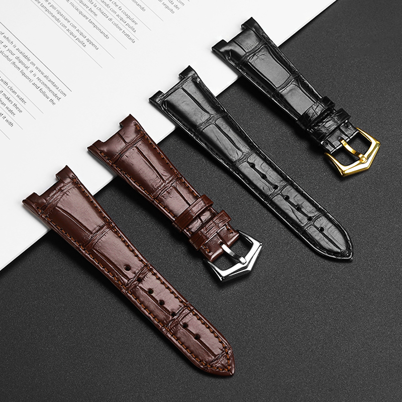 クロコダイル時計バンドメタルヘッドノッチ PP パテックフィ - Patek Philippe Watch Nautilus のレビューと価格