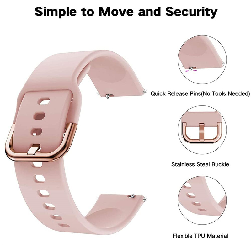 Amazfitウォッチ用シリコンバンド,20mm, 22mm - Smartwatch Samsung Watches For Women のレビューと価格