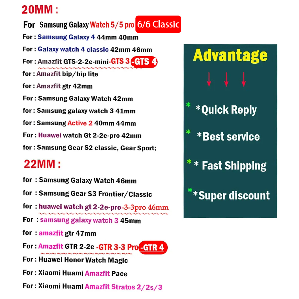 Amazfitウォッチ用シリコンバンド,20mm, 22mm - Smartwatch Samsung Watches For Women のレビューと価格