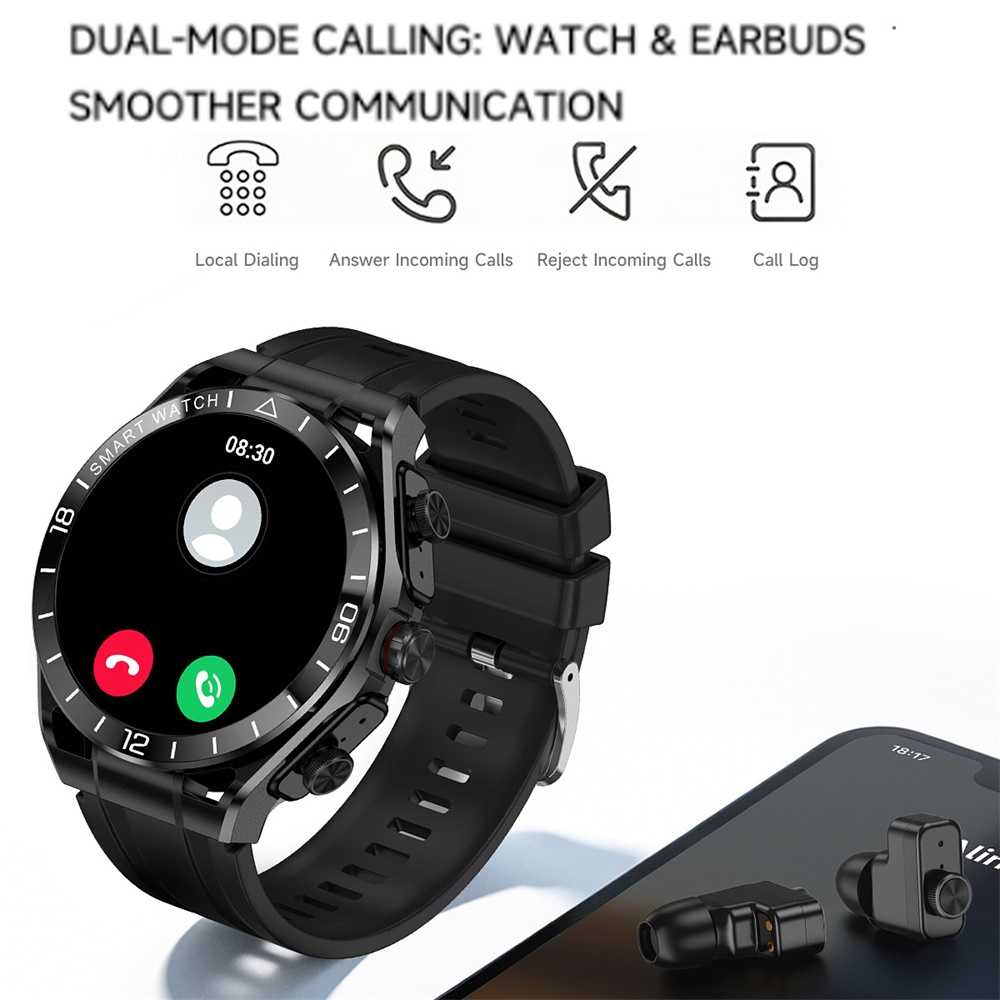 1.52インチスマートウォッチ 2in1 Bluetooth - Smartwatch Noise Watches のレビューと価格