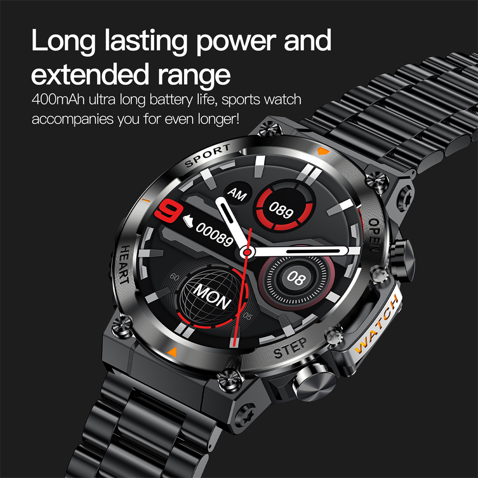 2026年新作スマートウォッチ メンズ 1.39インチAMO - Smartwatch Professional Watches For Men のレビューと価格