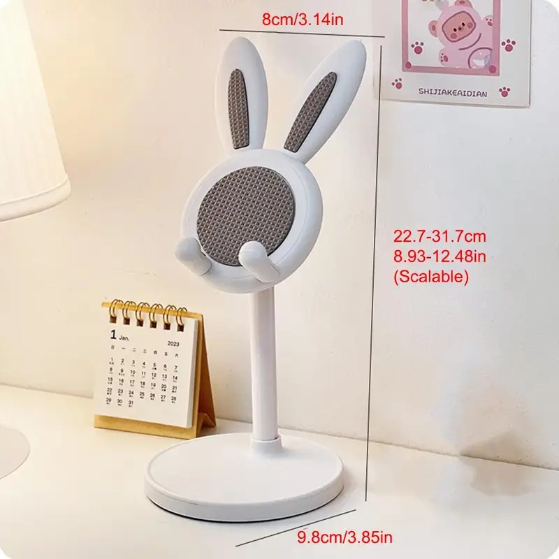 1/2/3/4 個のかわいいウサギのデスクトップ電話スタンド - Watch Es のレビューと価格