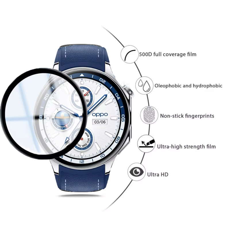 スクリーンプロテクター OPPO Watch X アンチスク - Xwatch Smartwatch のレビューと価格