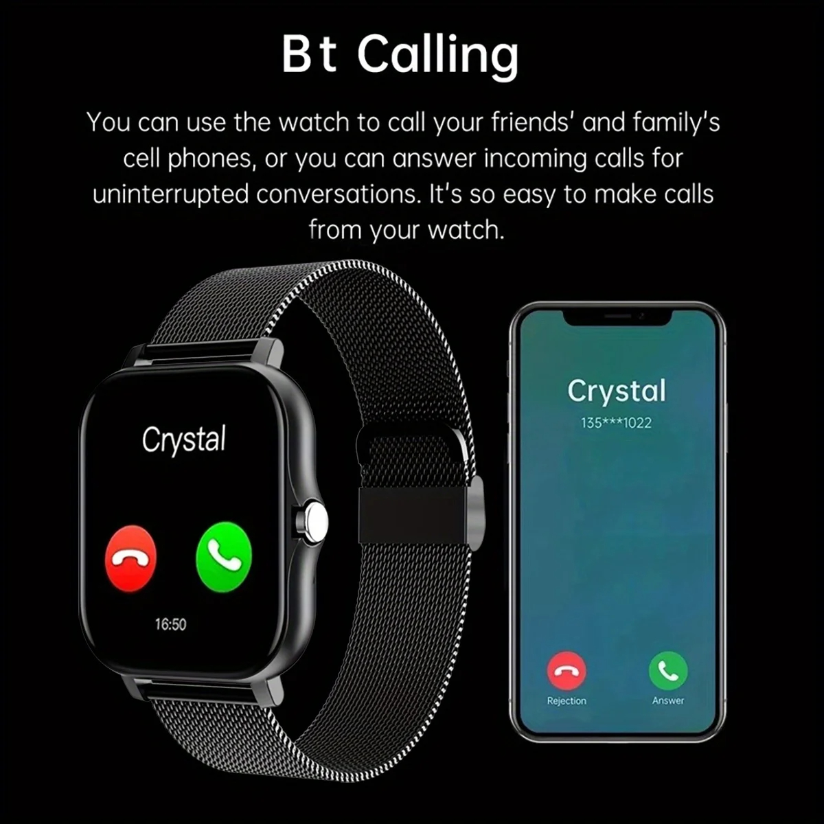 スマートウォッチ Android IOS 時計 1.83 イ - Smartwatch Professional Watches For Men のレビューと価格