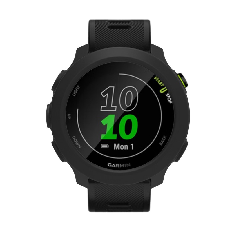 新しいソフトシリコンケースカバーガーミンフォアランナー 55 - Xwatch Smartwatch のレビューと価格