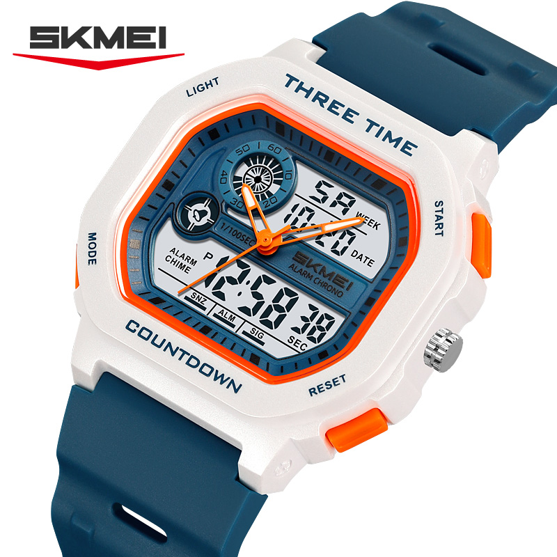SKMEI 2641 新しいレジャースポーツデュアルディスプ - Tide Watch Surf のレビューと価格