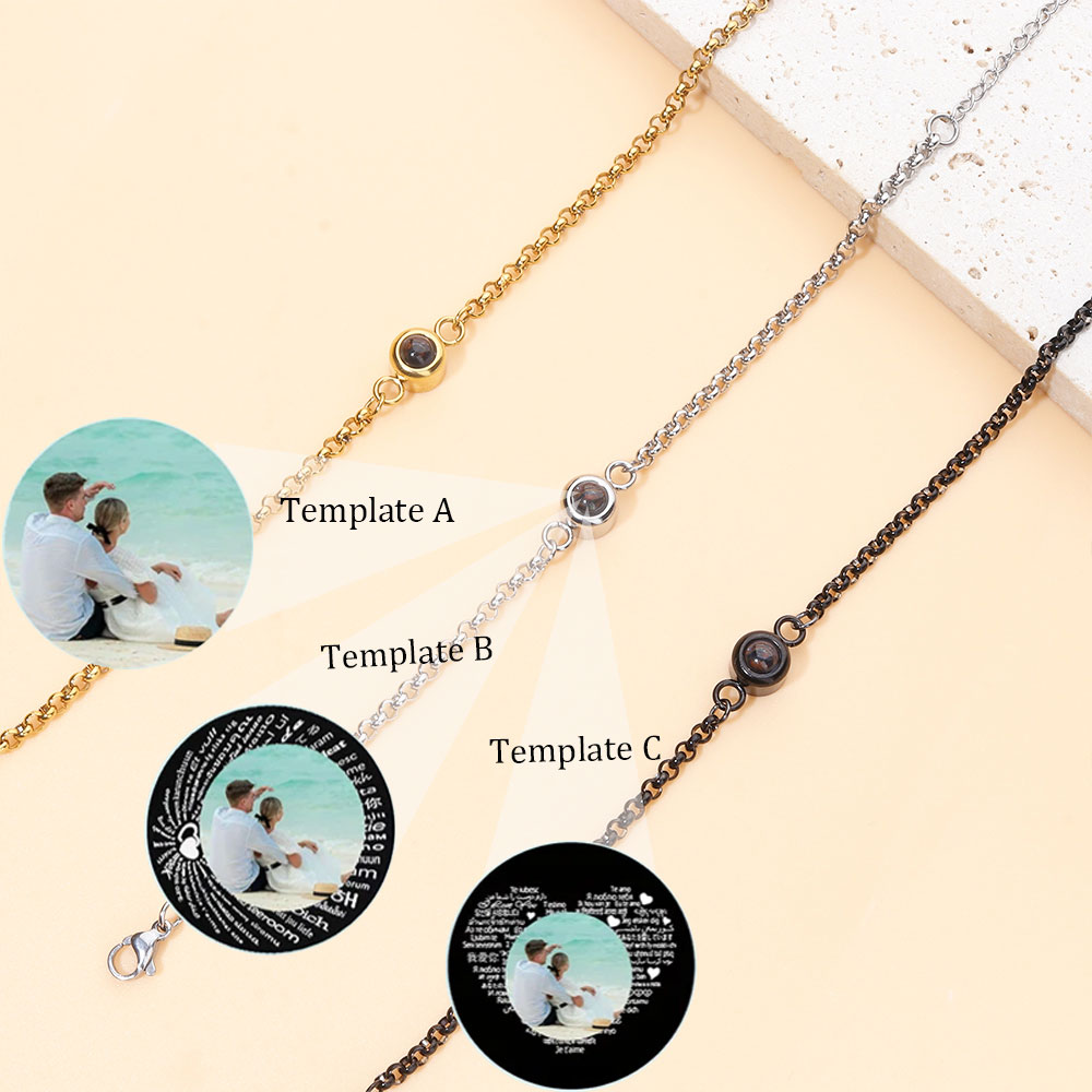 写真入りカスタムフォトブレスレット ステンレススチール パー - Bracelet Link Remover のレビューと価格